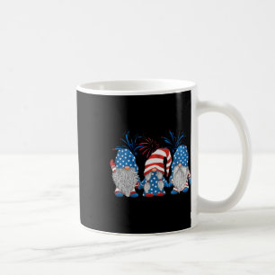 Of July Three Gnomes American Gnome Independence D Coffee Mug