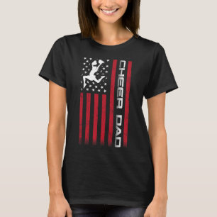 Of July Us Flag Cheer Dad Shirt For Father's Cheer