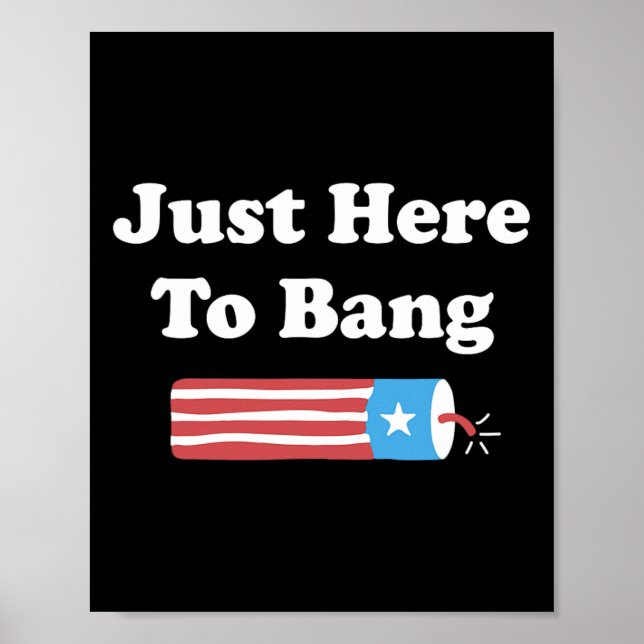 Of July Usa American Flag Men  Poster (Front)