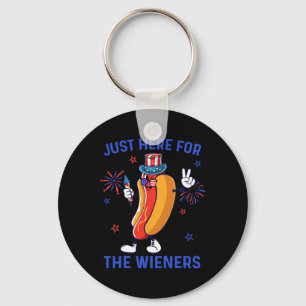 Of July Wieners Usa American Flag Patriotic Men Bo Key Ring