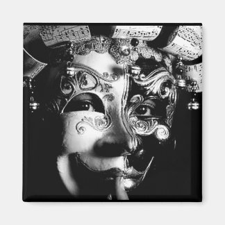 Of Magic and Masks Fine Art Magnet