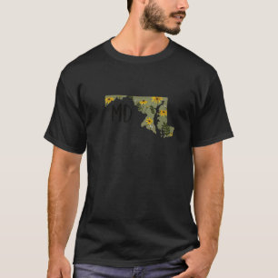 of Maryland State Flower Black Eyed Susan T-Shirt