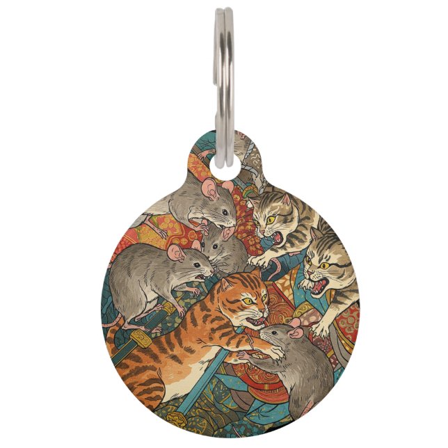 Of Mice and Cats Pet Tag (Front)