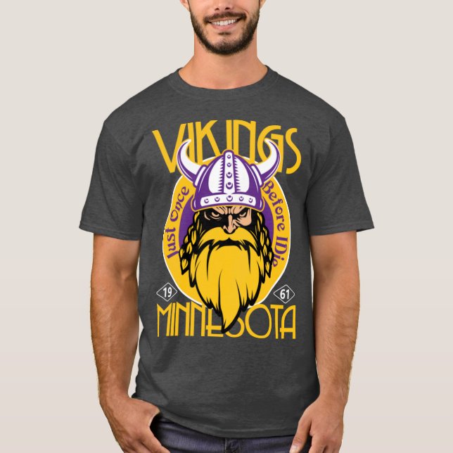 of minnesota vikings 3 T-Shirt (Front)