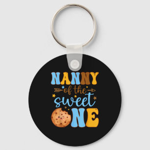Of One Nanny Sweet 1st Birthday Cookie Key Ring