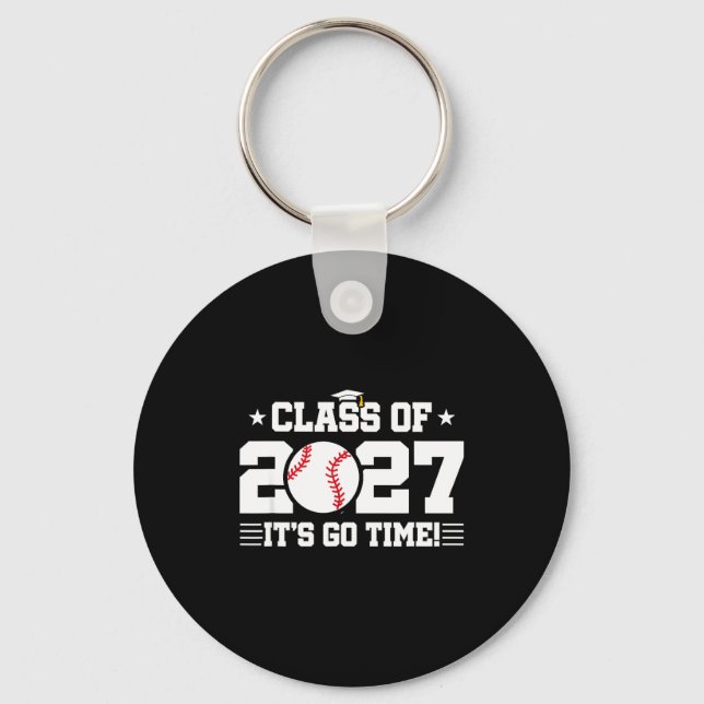 Of Shirt Back School 2027 Baseball 2027 Key Ring (Front)