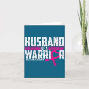Of Shirt Breast Cancer Awareness Husband Warrior Card