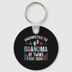 Of Shirt Promoted Grandma Twins Est Twin Key Ring