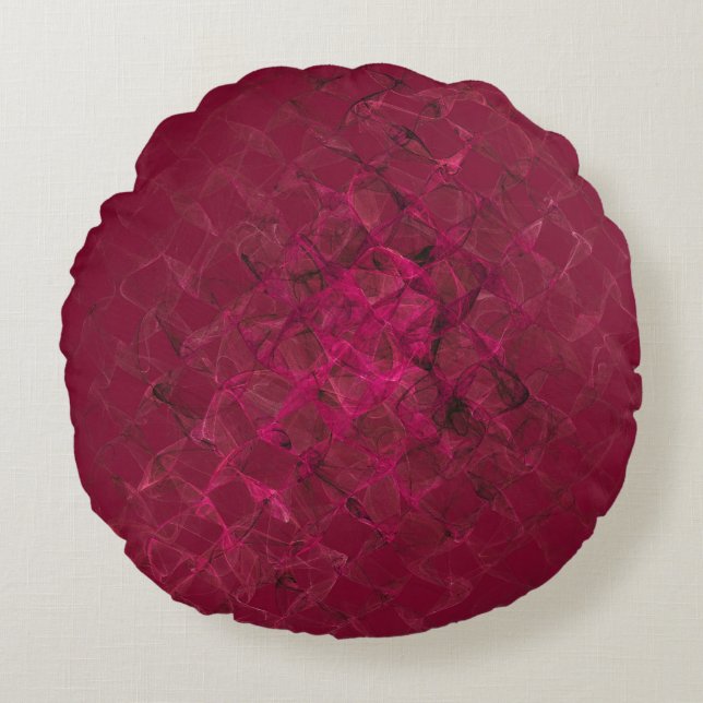 of smoke and mirrors  round cushion (Front)