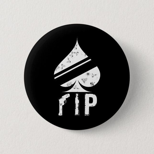 Of Spades Funny Video Game Player  6 Cm Round Badge (Front)