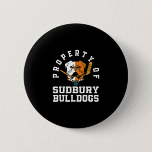 Of Sudbury Bulldog Fun 1 6 Cm Round Badge