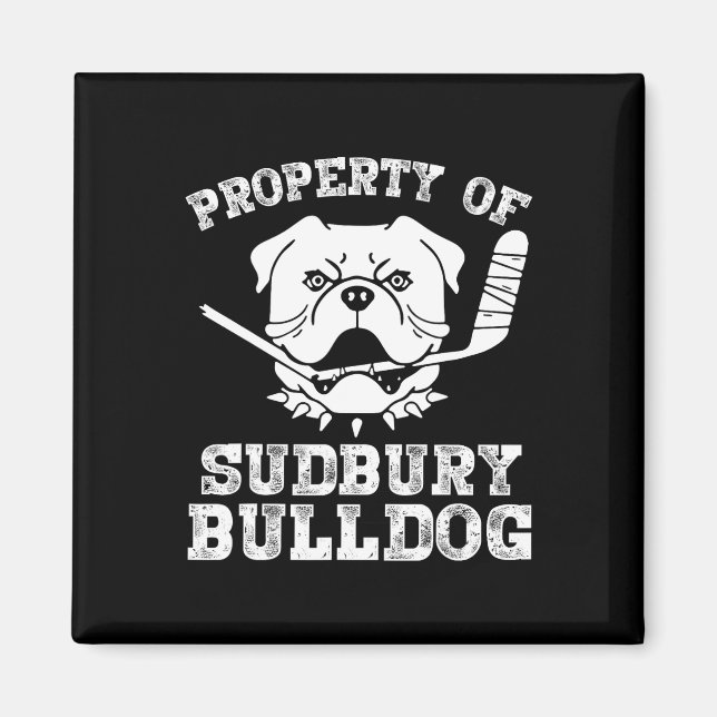 Of Sudbury Bulldog Fun  Magnet (Front)