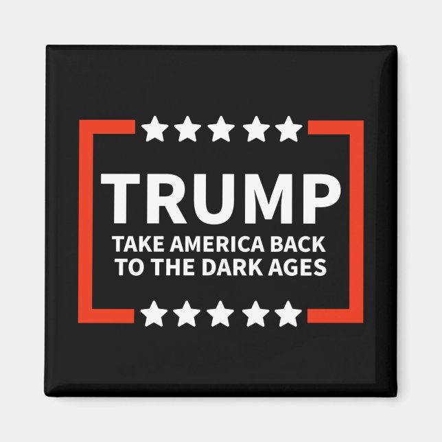 Of Take America Back Chiffon Top  Magnet (Front)