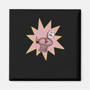 Of The Ball Sees All - Creepy Basketball Magnet