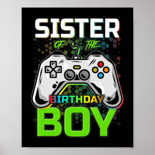 Of The Birthday Boy Funny Gaming Video Game Gifts  Poster