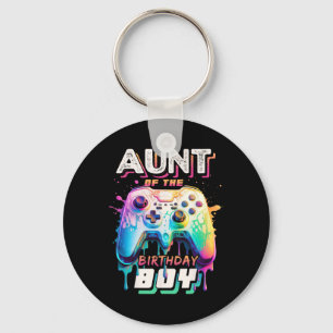 Of The Birthday Boy Matching Family Video Game Par Key Ring