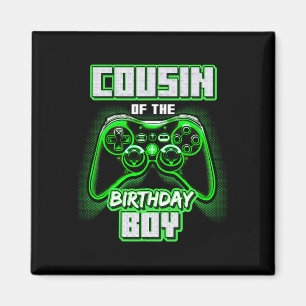 Of The Birthday Boy Matching Family Video Game Par Magnet