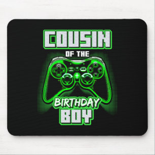 Of The Birthday Boy Matching Family Video Game Par Mouse Pad