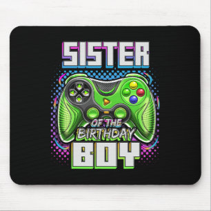 Of The Birthday Boy Matching Family Video Game Par Mouse Pad