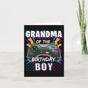 Of The Birthday Boy Matching Video Game Birthday 2 Card