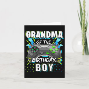 Of The Birthday Boy Matching Video Game Birthday 4 Card