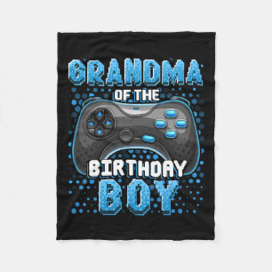 Of The Birthday Boy Matching Video Game Birthday 5 Fleece Blanket
