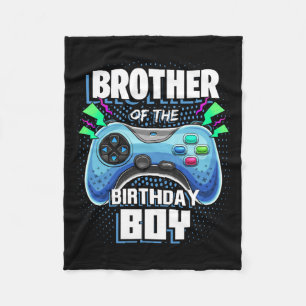 Of The Birthday Boy Matching Video Game Birthday 6 Fleece Blanket