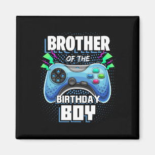 Of The Birthday Boy Matching Video Game Birthday 6 Magnet