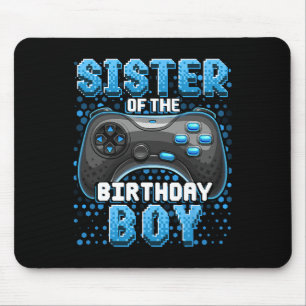 Of The Birthday Boy Matching Video Game Birthday 6 Mouse Pad
