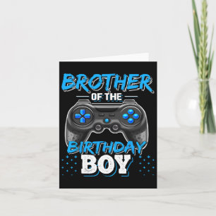 Of The Birthday Boy Matching Video Game Birthday 7 Card