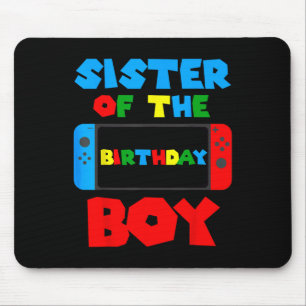 Of The Birthday Boy Matching Video Game Birthday 8 Mouse Pad
