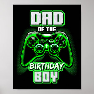 Of The Birthday Boy Matching Video Game Birthday P Poster