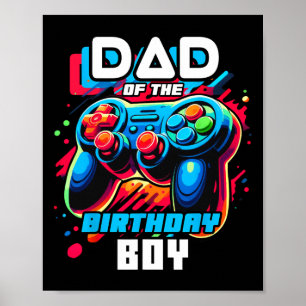Of The Birthday Boy Matching Video Game Birthday P Poster