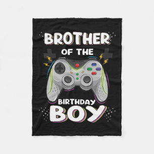 Of The Birthday Boy Matching Video Gamer Game Part Fleece Blanket