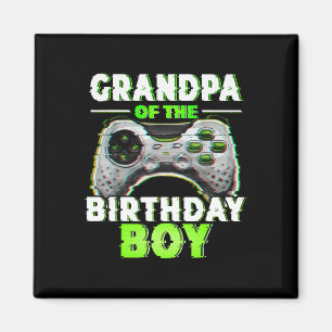 Of The Birthday Boy Video Gamer Matching Family Magnet