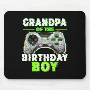 Of The Birthday Boy Video Gamer Matching Family Mouse Pad