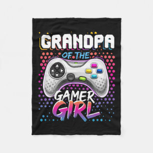 Of The Gamer Girl Matching Video Game Birthday Gif Fleece Blanket