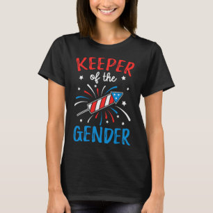 Of The Gender Reveal Funny 4th Of July Ba  T-Shirt