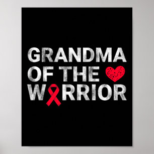 Of The Heart Warrior Heart Disease Awareness  Poster