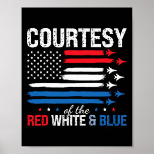 Of The Usa Red White And Blue 4th Of July Women Me Poster