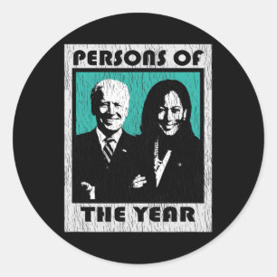 Of The Year Joe Biden Kamala Harris Classic Round Sticker