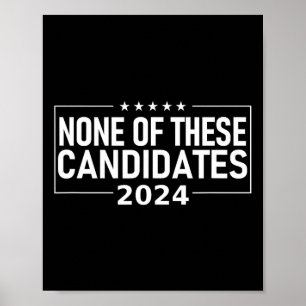 Of These Candidates 2024 Nikki Haley Nevada Trump Poster