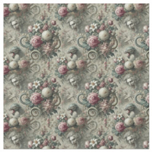 Of Tone & Tail – Gothic Dense Tile Fabric