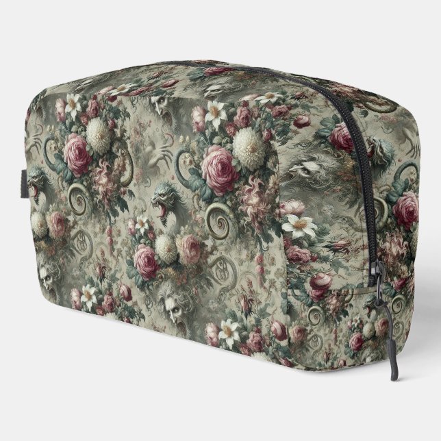 Of Tone & Tail – Gothic Victorian Design Dopp Kit (Right Corner)