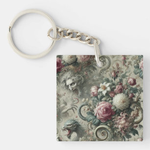 Of Tone & Tail – Gothic Victorian Design Key Ring