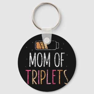 Of Triplets Mothers Day Mummy Mother Mama Mother's Key Ring