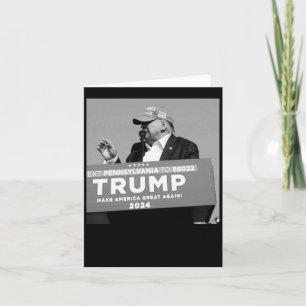 Of Trump Bullet Mid Air  Card