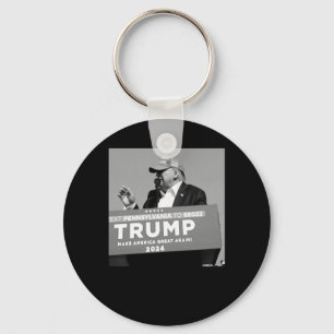 Of Trump Bullet Mid Air  Key Ring