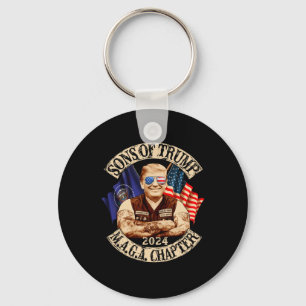 Of Trump Maga Chapter 2024 Funny  Key Ring