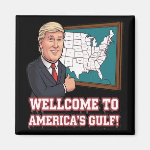 Of Wellcome Gulf Of United States Of America Magnet